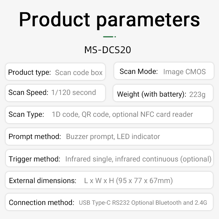 pembaca barcode genggam casher dengan layar