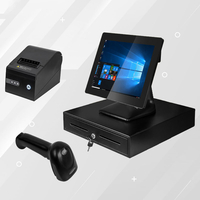 MASUNG MS-S4 Sistem Pos Os Layar Sentuh Cerdas Cepat All-in-one Sistem Pos Laci Kas Komputer